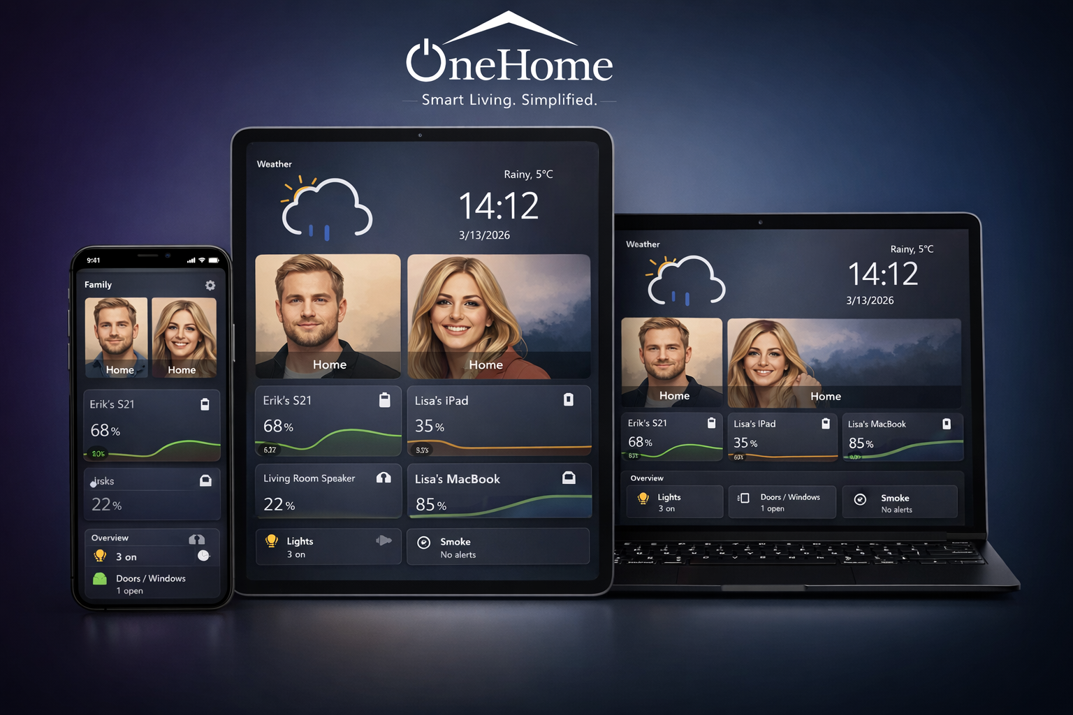 OneHome dashboard
